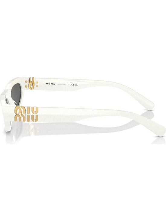NEW MIU MIU MU07ZS 1425S0 WHITE SUNGLASSES MU 07ZS 1425S0